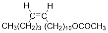 (Z)-11-hexadecen-1-yl acetate structure